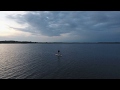 Прогулка по Валдайскому озеру на сап (sup), съёмка с дрона