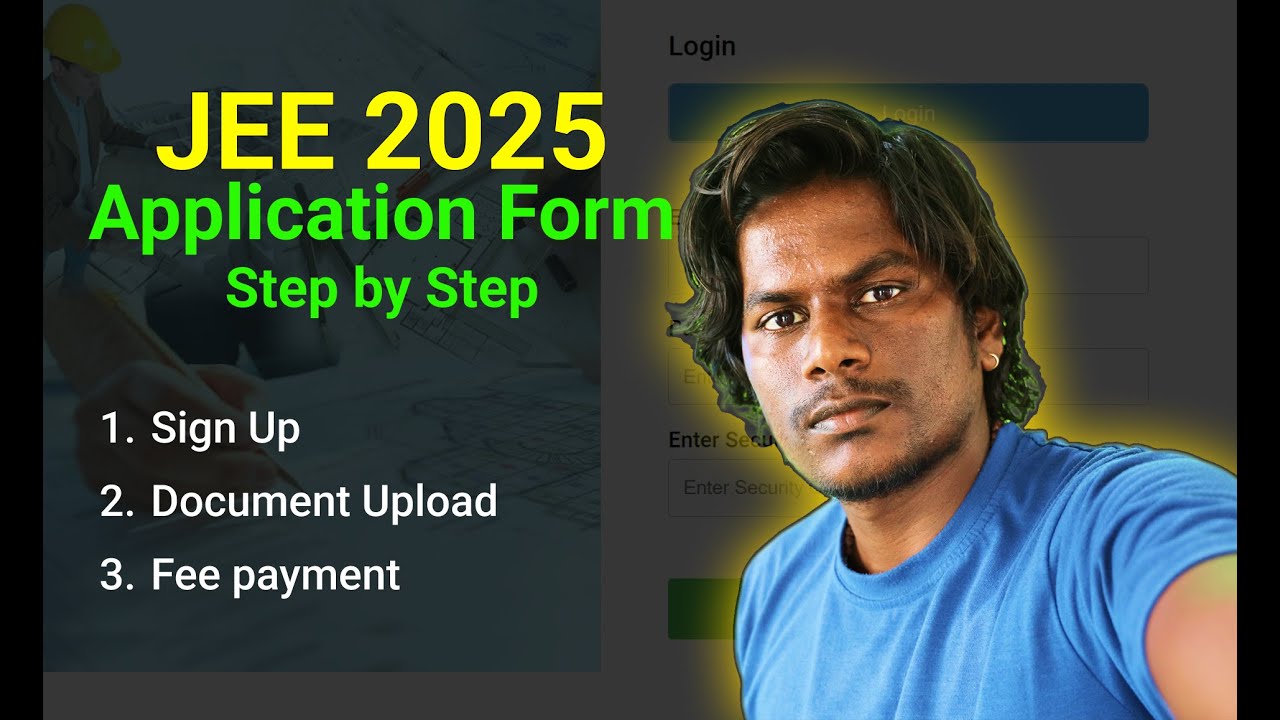 JEE 2025 | Registration |Step by step Application Filling | JEE Mains ...