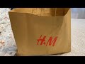 Финальная распродажа H&M. Распаковка одежды для девочек h&m