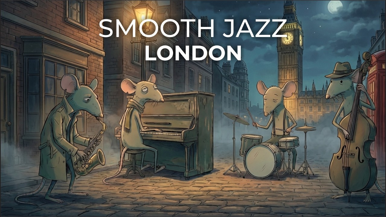 Midnight Jazz | Smooth Jazz & R&B London at Night (1 Hour)