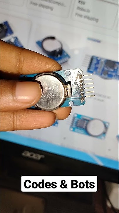 Real time clock module (RTC) #arduino #diy #tech - YouTube