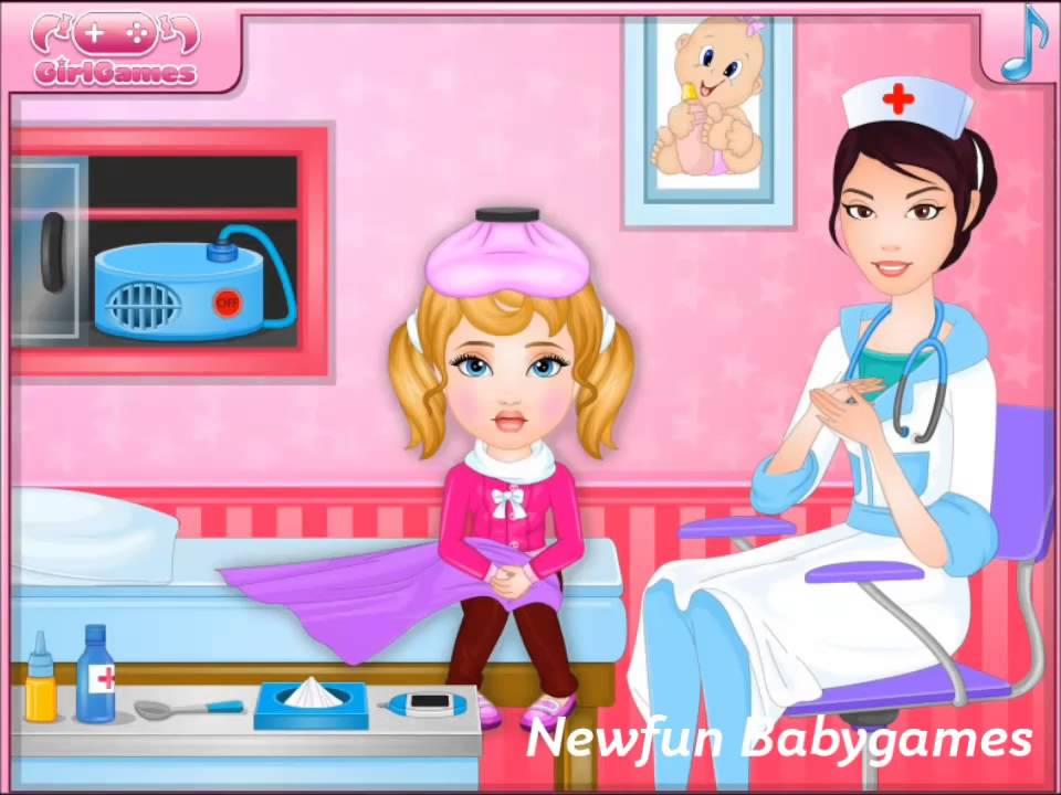 play poor baby s sick today game movie now new baby games online
