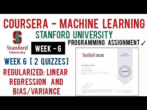 coursera machine learning assignment week 6