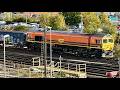 Orange Class 59 at Basingstoke, SWML, 22/10/2025 | Boom Trainspots