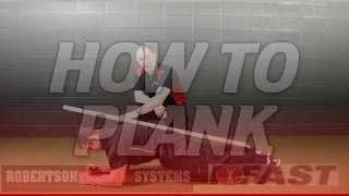 RTS Coaching: How to Plank