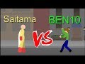 Ben10 VS Saitama StickFight (Sticknodes)