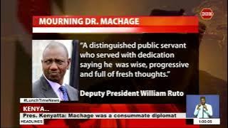Pres. Uhuru Kenyatta Mourns Dr Wilfred Gisuka Machage