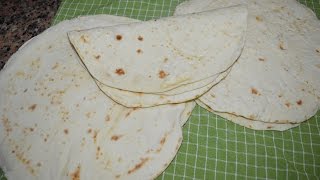 خبز التورتيلا بطريقة سهلة ومبسطة للمبتدئات pain tortilla recette