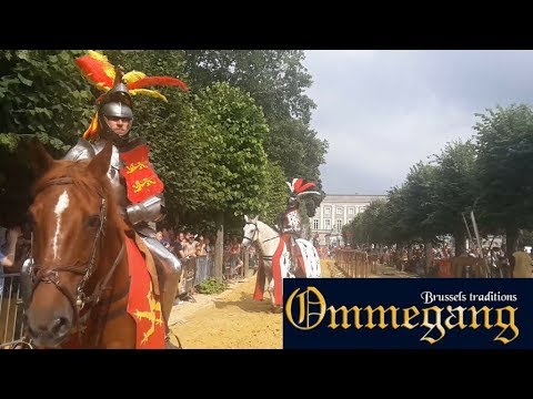 Video: Cara Menuju Kontes Ommegang Abad Pertengahan Di Brussel