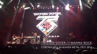 Twisted Sister - I Wanna Rock live at the Hell & Heaven Metal Fest 2016, Mexico City