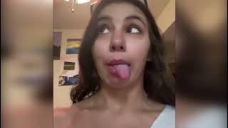 Ahegao Long Tongue Out Challenge 4