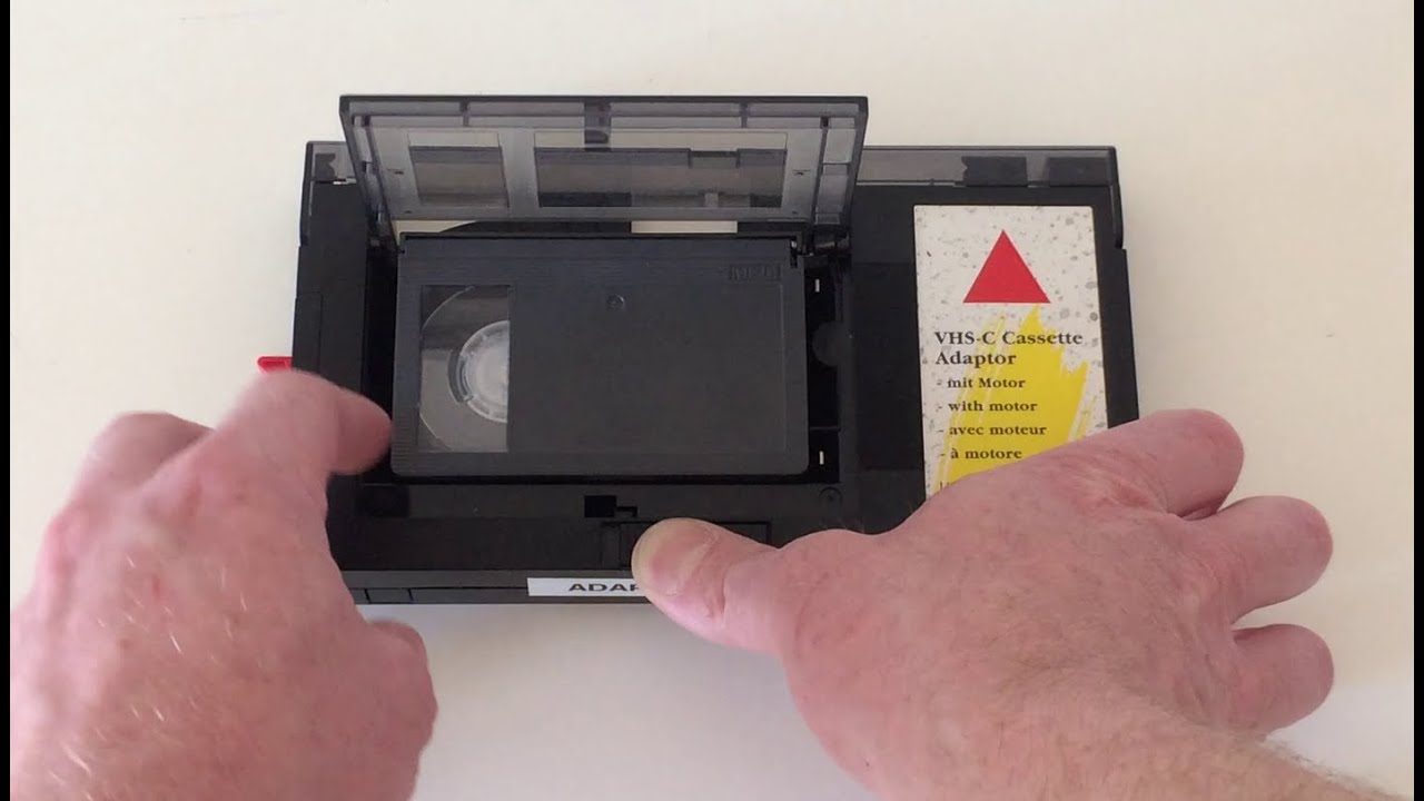 Comment utiliser l'adaptateur VHS-C 