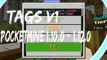 TagsUI v1 | PocketMine Plugin | Minecraft PE/BE 1.10.0 - 1.14.0