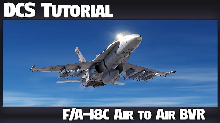 F/A-18C Hornet air to air beyond visual range tutorial | DCS