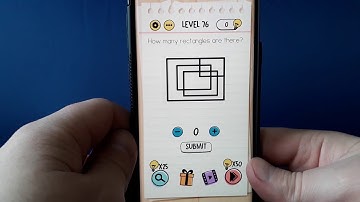 Brain Test How many rectangles are there