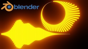 How to Make Audio Visualizer in Blender 2.93 Free Add-on