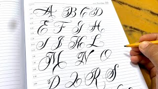 How to Write Chicano Letters for Beginners | Old English Calligraphy Alphabet