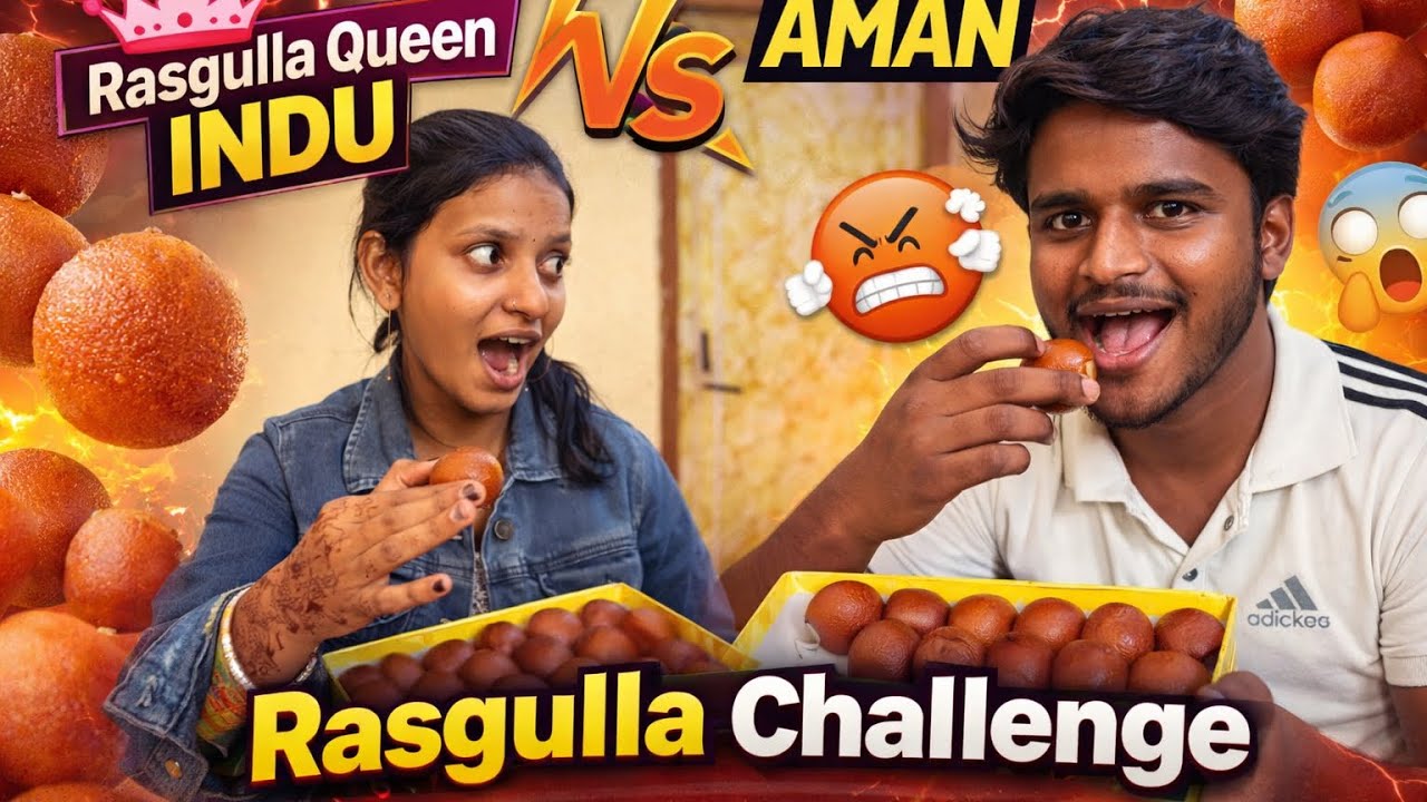 Kon jeetega rasgulla challenge …🧐😳