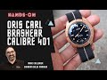 HANDS ON ORIS CARL BRASHEAR CALIBRE 401 LIMITED EDITION 01 401 7764 3185-Set