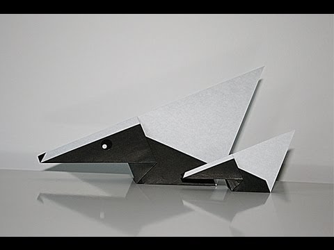 Origami - Mini moufette - Skunk [Senbazuru] - YouTube