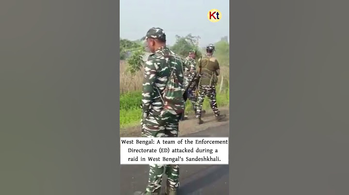 A team of the Enforcement Directorate (ED) attacked during a raid in West Bengal's Sandeshkhali.