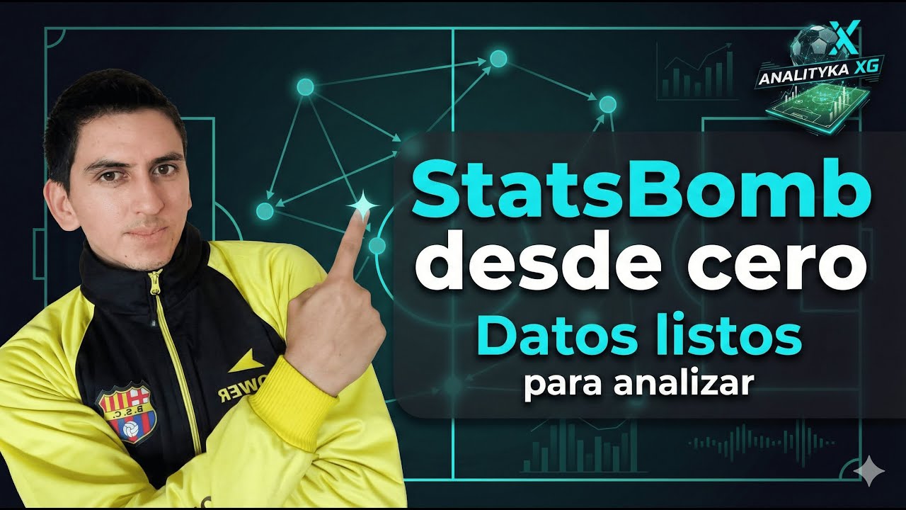 📖⚽Tutorial StatsBomb en Python: Datos de Fútbol Reales en 10 min)