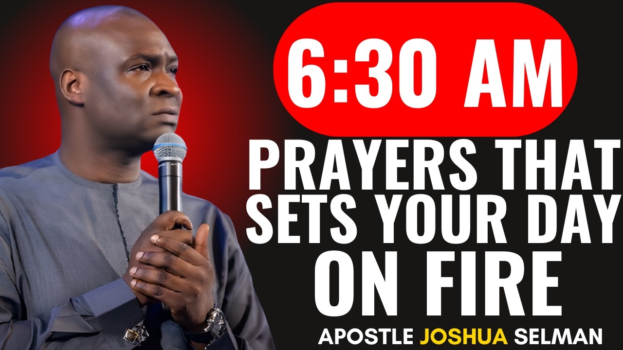 6:30 AM PRAYER THAT SETS YOUR DAY ON FIRE FOR GOD | APOSTLE JOSHUA SELMAN