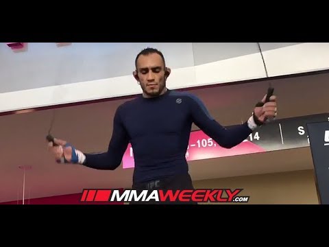 Tony Ferguson Crazy Rope UFC 216 Workout