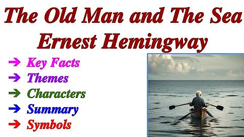 The Old Man and the Sea by Ernest Hemingway Summary in Hindi/Urdu/ Themes/Symbols/Characters
