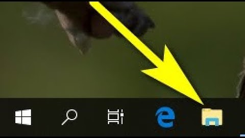 How to restore File Explorer icon to Taskbar Windows 10