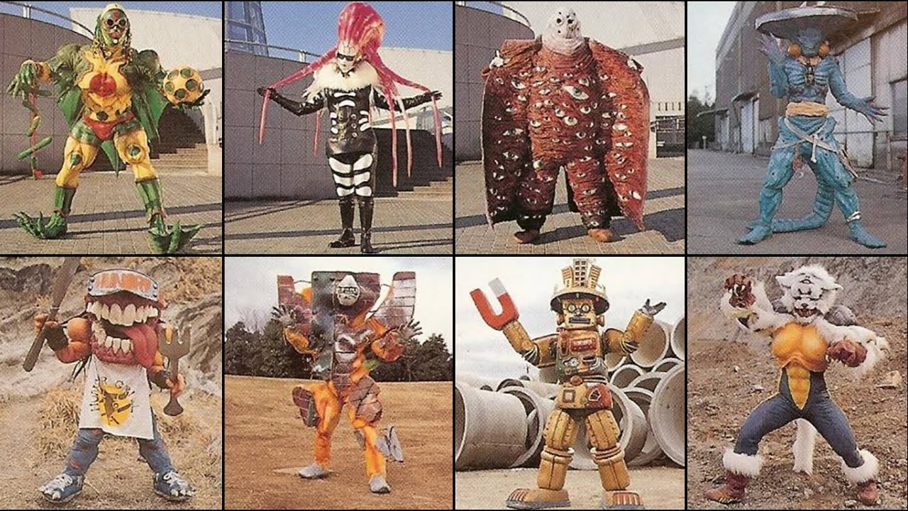 All Kakuranger Monsters/Villains
