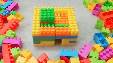 Satisfying DIY Big House ASMR/ Building Blocks/block game/lego building fun#asmr#buildingblocks#lego