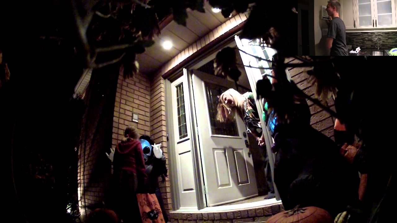 Halloween Door Speaker Scare Prank