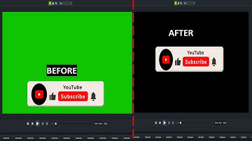 Remove Green Color from Subscribe Button in Camtasia | Make YouTube Subscribe Button Transparent
