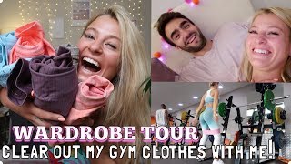 ORGANISING/CLEARING OUT MY WORKOUT CLOTHING COLLECTION & HUGE GIVEAWAY!
