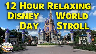 🔴Live: 12 Hour Walt Disney World Relaxing Stroll - Daytime - Disney World Ambiance