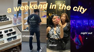 WEEKEND VLOG: shopping, clubbing, try on haul, dinner &amp; more!