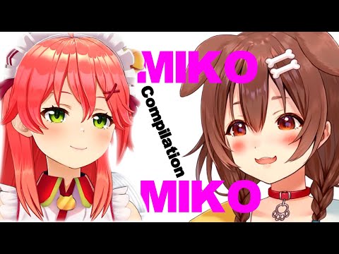 Korone's "Miko Miko" compilation!【Hololive/ENG SUB】