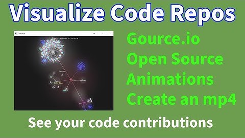 Gource code visualizer🤖is a free and open source application for viewing Github repositories.