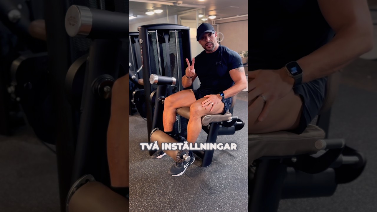 Sittande benspark i maskin