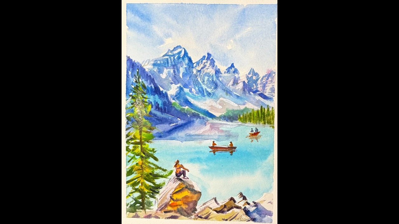 水彩风景画Watercolor Landscape 수채화풍경260516 - YouTube
