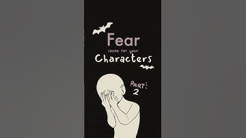 some fears to give your characters, part 2 🦇#writing #writingtips #writingideas originalcharacter