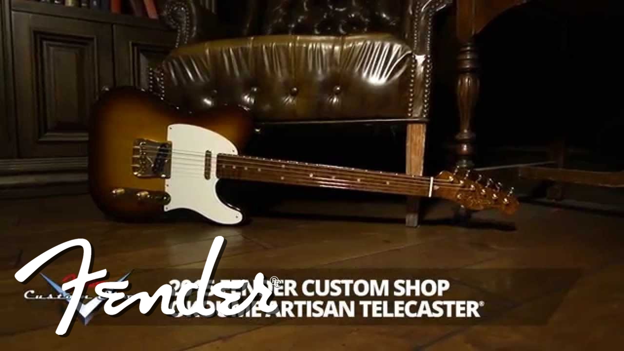 Fender Custom Shop Artisan Okoume Telecaster Electric Guitar Chocolate The Music Zoo