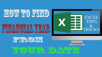 HOW TO FIND FINANCIAL YEAR FROM DATE