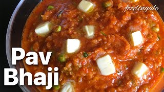 quickneasy pav bhaji recipe | Homemade pavbhaji masala | #foodingale