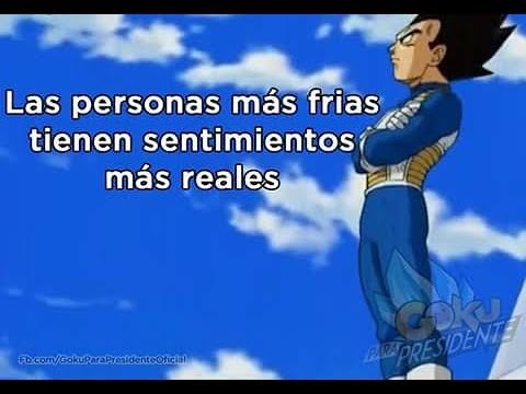 FRASES DE MOTIVACION DEL PRINCIPE VEGETA DRAGON BALL SUPER 2017 - YouTube