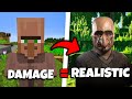 If I Take Damage Minecraft Gets More Realistic | Minecraft Hindi