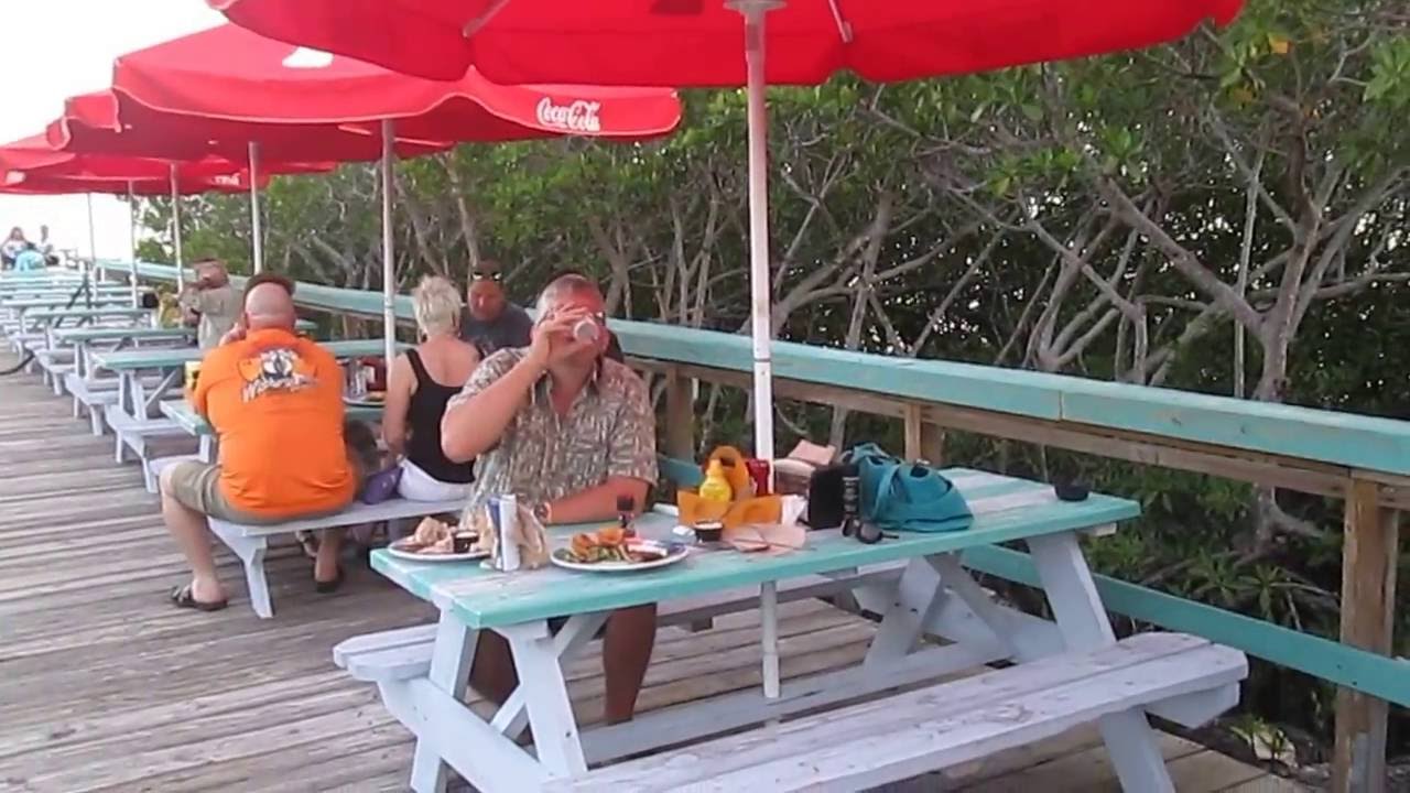 Islamorada Hog Heaven Feeding the Fish our Ribs! YouTube