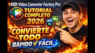 HD Video Converter Factory Pro 2026 💥 El MEJOR Convertidor de Video | Tutorial Paso a Paso