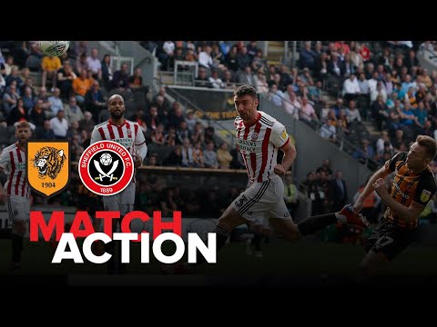 Hull City 0-3 Blades - match action